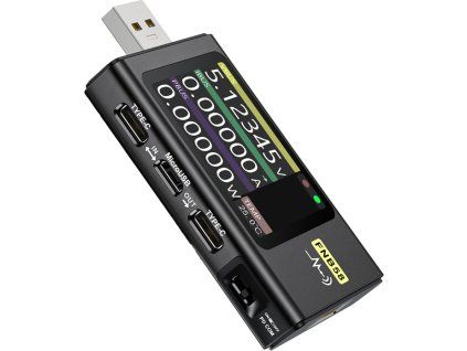 FNIRSI FNB58 USB port tester, černý
