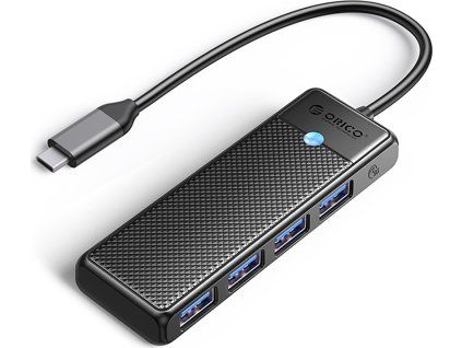 Orico PAPW4A-C3 USB-A Hub Dokovací Stanice 4x USB-A 3.0 - Černá