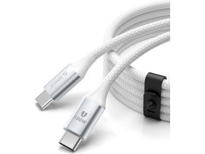 Orico CDX 100W 5A napájecí kabel USB-C - USB-C 1m - bílý