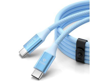 Orico CDX 100W 5A Power Delivery kabel USB-C - USB-C 1m - modrý