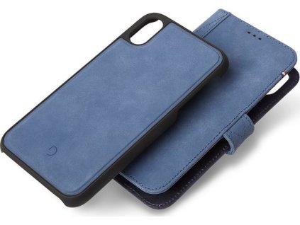 Decoded Leather 2in1 Wallet, blue - iPhone XR