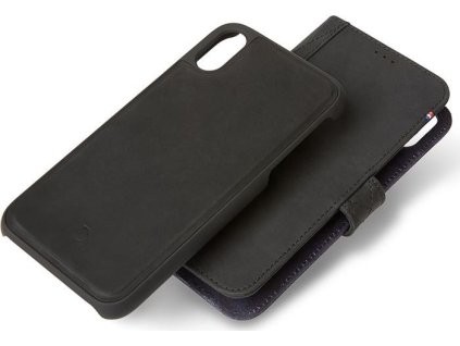 Decoded Leather 2in1 Wallet, black - iPhone XR