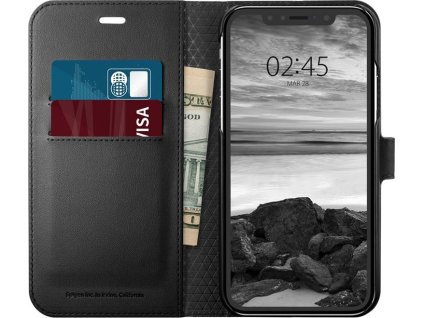 Spigen Wallet S, black - iPhone XR