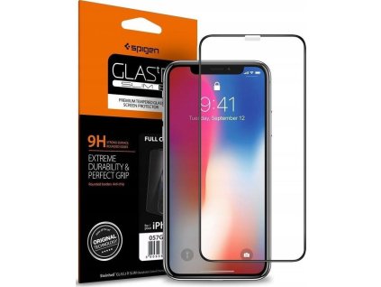 Spigen Glass FC HD black - iPhone XR