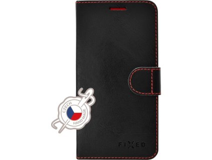Pouzdro typu kniha FIXED FIT pro Apple iPhone XS Max, černé