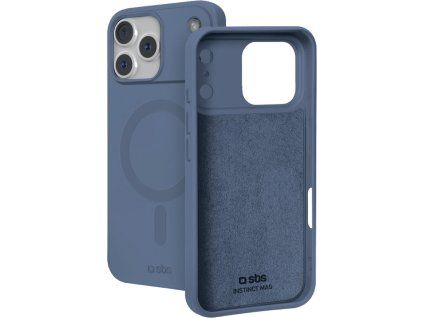 SBS Instinct Mag Case for iPhone 18 Pro Max / 17 Pro Max Compatible with MagSafe - Blue