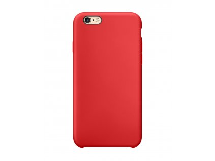 Originální silikonový kryt Clearo pro iPhone 6/6S, červený