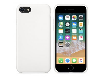 Originální silikonový kryt Clearo pro iPhone 6/6S, bílý