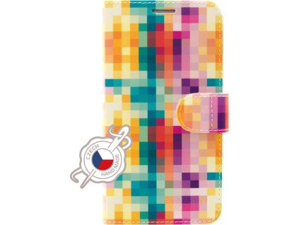 Pouzdro typu kniha FIXED FIT pro Apple iPhone XR, motiv Dice