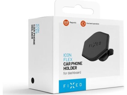 Magnetický držák FIXED Icon Flex na palubní desku s kloubem, černý