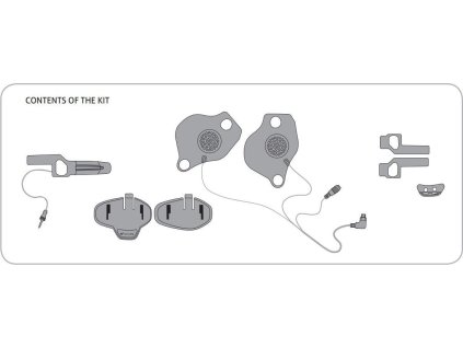 Audio kit Interphone pro helmy SHOEI, model 2018
