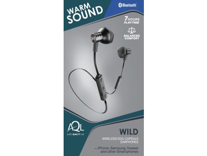 Bezdrátová In-Ear sluchátka Cellularline Wild, AQL® certifikace, černá