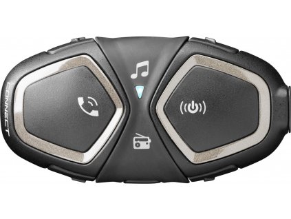 Bluetooth handsfree pro uzavřené a otevřené přilby CellularLine Interphone CONNECT, Single Pack