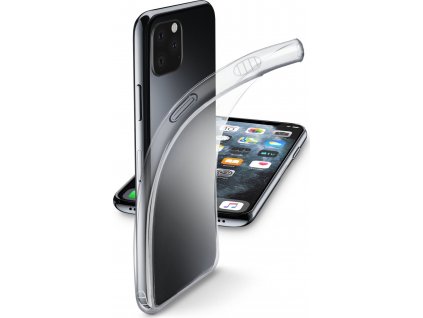 Extratenký zadný kryt CellularLine Fine pre Apple iPhone 11 Pro Max, transparentný