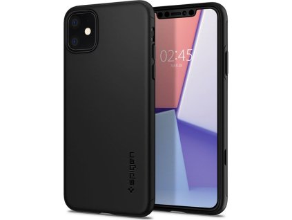 Spigen Thin Fit Classic, black - iPhone 11