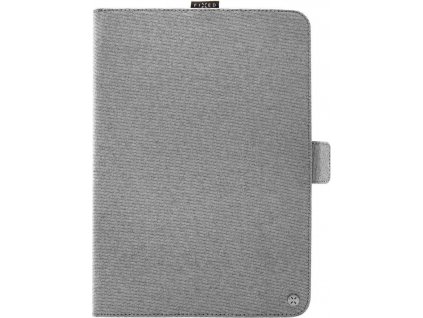 Textilné puzdro pre 10,1" tablety FIXED Novel so stojanom a vreckom pre stylus, šedé