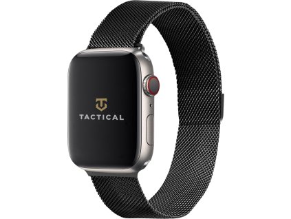 Tactical 333 Loop Magnetický Kovový Řemínek pro Apple Watch 1/2/3/4/5/6/7/8/9/SE 38/40/41mm Black