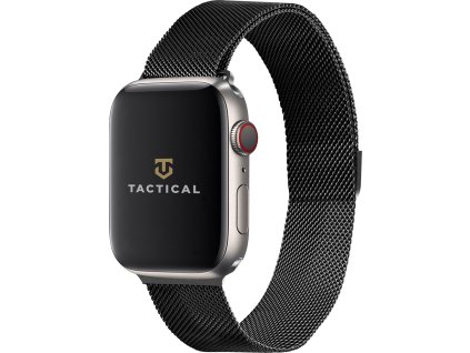 Tactical 333 Loop Magnetický Kovový Řemínek pro Apple Watch 1/2/3/4/5/6/7/8/9/SE 38/40/41mm Black