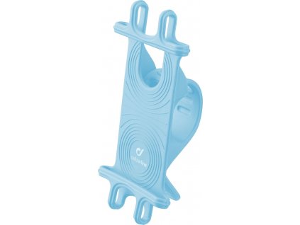 Univerzální držák Cellularline Bike Holder pro mobilní telefony k upevnění na řídítka, modrý