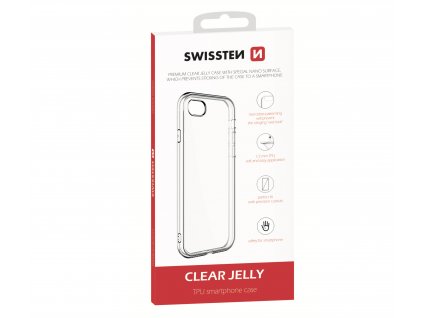 Pouzdro SWISSTEN Clear Jelly pro Apple iPhone 7 Plus/8 Plus, čirý