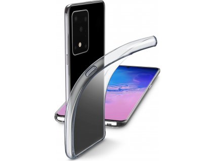 Extratenký zadný kryt Cellularline Fine pre Samsung Galaxy S20 Ultra, bezfarebný