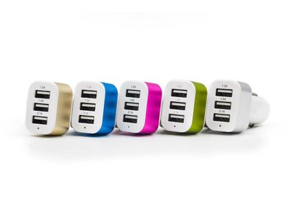 Auto adaptér NOKOKO 3x USB do zapalování
