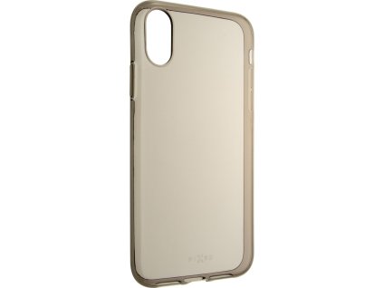 TPU gelové pouzdro FIXED Slim pro Apple iPhone XR, 0,6 mm, kouřové
