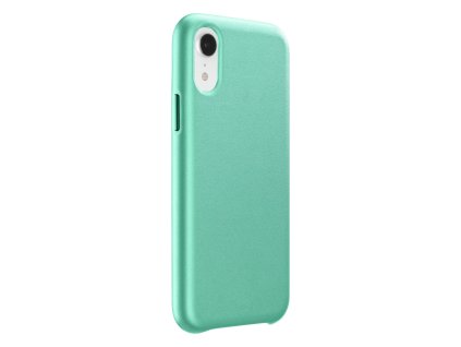 Ochranný kryt Cellularline Elite pro Apple iPhone XR, PU kůže, zelený