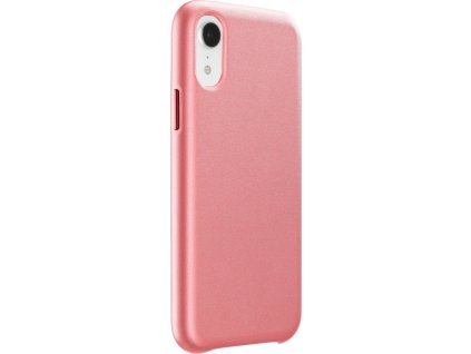 Ochranný kryt Cellularline Elite pro Apple iPhone XR, PU kůže, lososový