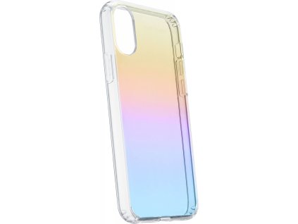Duhový kryt se zrcadlovým efektem Cellularline Prisma pro Apple iPhone XR, polotransparentní