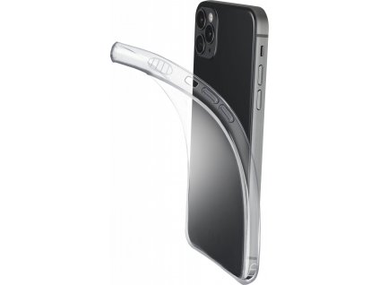 Extratenký zadný kryt Cellularline Fine pre Apple iPhone 12/12 Pro, transparentný