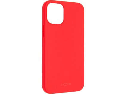 Zadný pogumovaný kryt FIXED Story pre Apple iPhone 12 mini, červený