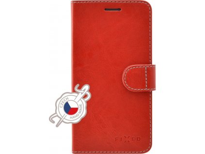 Pouzdro typu kniha FIXED Fit pro Apple iPhone 12 mini, červené