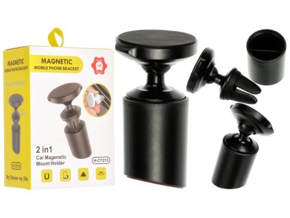 magneticky drzak na mobil do auta 2v1 na palubni desku a do vetrani clearo