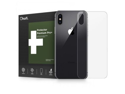 Zadní tvrzené sklo HOFI Glass PRO+ Back Protector pro Apple iPhone X/XS