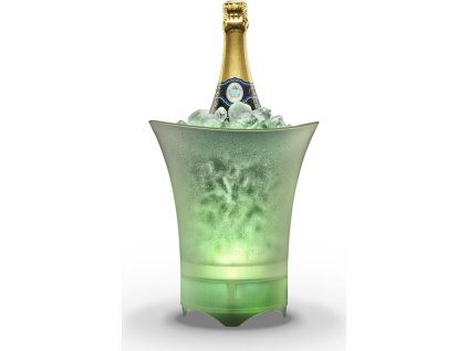 Chladící nádoba na šampaňské Cellularline Ice Music Bucket s Bluetooth reproduktorem, 5W, bílá