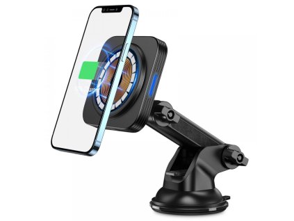 Bezdrátová rychlá nabíječka / držák do auta pro iPhone 12 mini / 12 / 12 Pro / 12 Pro MAX - ESR, HaloLock Dashboard s MagSafe