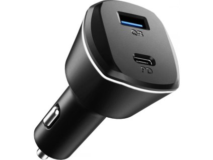 SPIGEN PC1800 POWERARC 2-PORT CAR CHARGER PD30W/QC.3.0 BLACK