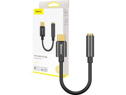 Baseus CATL54-01 Kabelová Redukce z USB-C na 3,5mm Audio Jack L54 (female) Black