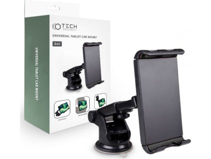TECH-PROTECT 3IN1 UNIVERSAL TABLET CAR MOUNT BLACK