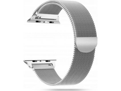 TECH-PROTECT MILANESEBAND APPLE WATCH 4 / 5 / 6 / 7 / 8 / 9 / SE (38 / 40 / 41 MM) SILVER