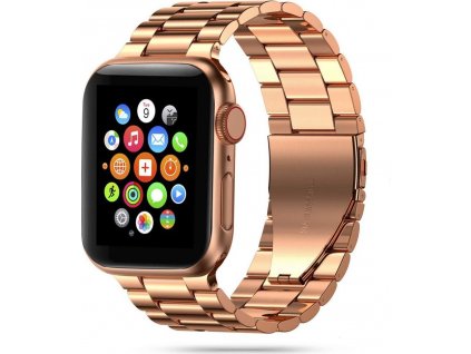 TECH-PROTECT STAINLESS APPLE WATCH APPLE WATCH 4 / 5 / 6 / 7 / 8 / 9 / SE / ULTRA 1 / 2  (42 / 44 / 45 / 49 MM) ROSE GOLD