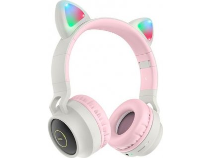 HOCO W27 CAT EAR WIRELESS HEADPHONE GREY