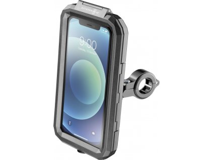 Univerzálne vodeodolné púzdro na mobilné telefóny Interphone Armor, úchyt na riadidlá, max. 5,8", čierne