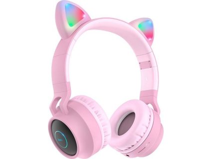HOCO W27 CAT EAR WIRELESS HEADPHONE PINK