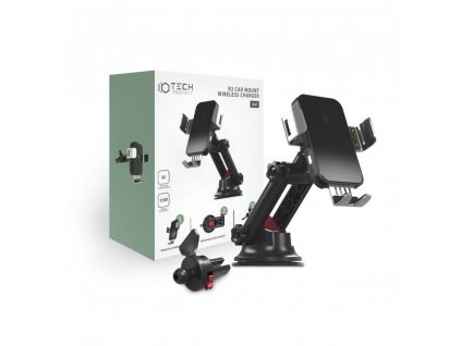 TECH-PROTECT R3 CAR MOUNT WIRELESS CHARGER BLACK
