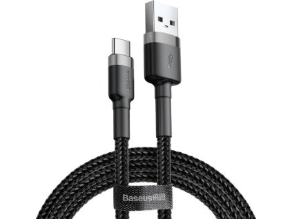 Baseus CATKLF-BG1 Cafule Kabel USB-C 3A 1m Grey/Black