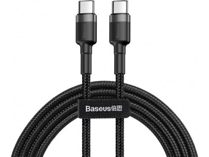 BASEUS PD60W/QC3.0 TYPE-C CABLE 200CM GREY/BLACK