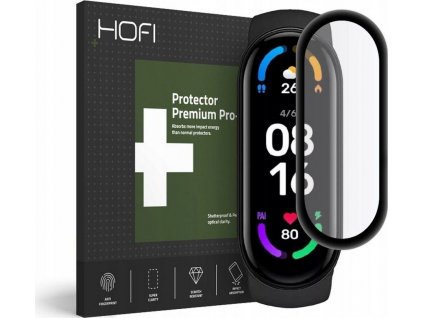 Hybridní sklo HOFI HYBRID GLASS XIAOMI MI SMART BAND 6 / 6 NFC BLACK