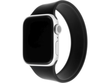 Elastický silikonový řemínek FIXED Silicone Strap pro Apple Watch 38/40/41mm, velikost XL, černý